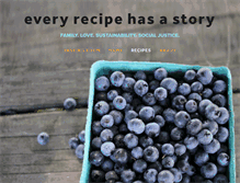 Tablet Screenshot of everyrecipehasastory.com